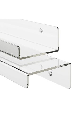 Pleksi Raf 60cm (3 Lü Set) (4mm Pleksiden Üretilir)