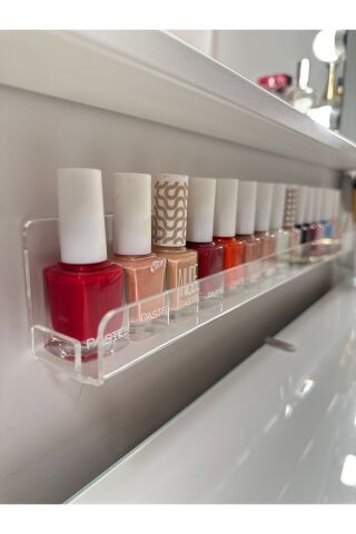 38 Cm Oje Rafı (yanları Kapalı)