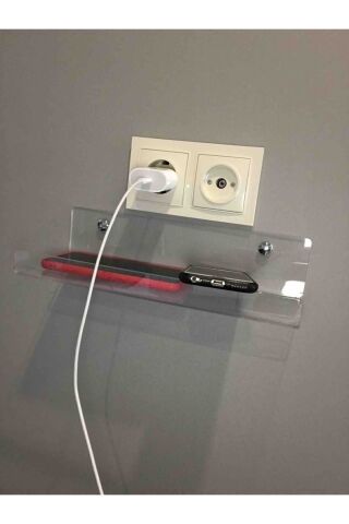 Pleksi Raf Genişlik 35cm X 10cm 3mm Pleksiden Üretilir