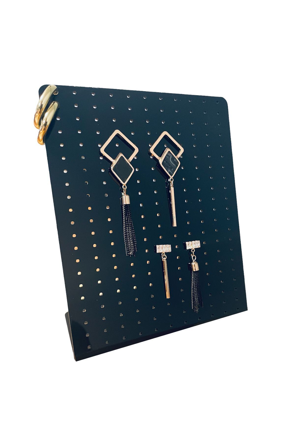 Pleksi Küpe & Takı Standı (SİYAH)