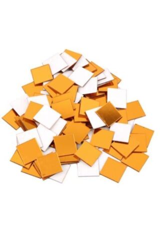 Dekor Süs Mozaık Ayna 200x Adet Pleksi Dekoratif Gold Antre Banyo