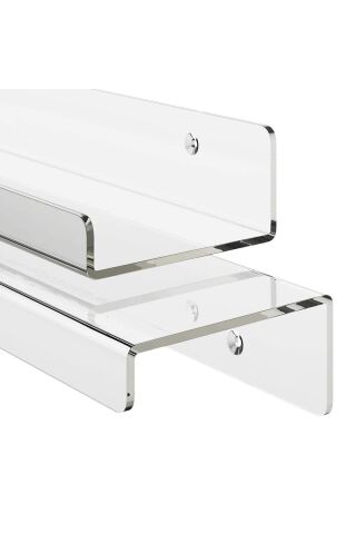 Takı Oje Baharatlık Düzenleyici Pleksi Raf Genişlik 60 Cm X 10 Cm 4 Mm Kalınlık