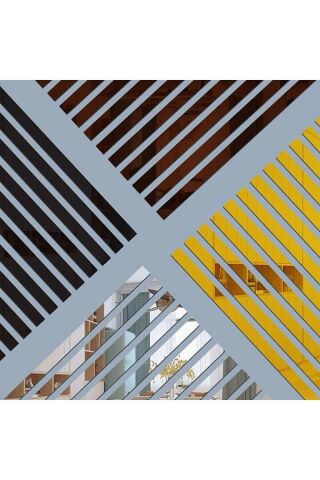 Dekoratif Şerit Altın Ayna Pleksi Duvar Süsü 5'li Paket (2,5×100cm)